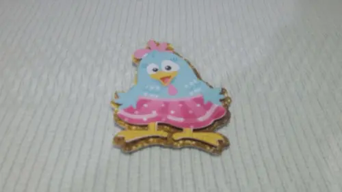 Apliques para Tubetes Galinha Pintadinha 3d-50 Unidades