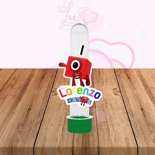 Apliques para Tubetes Numberblocks- 50 Unidades