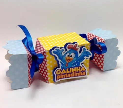 Caixa Bala galinha pintadinha
