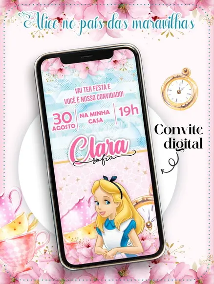 Convite Digital Alice