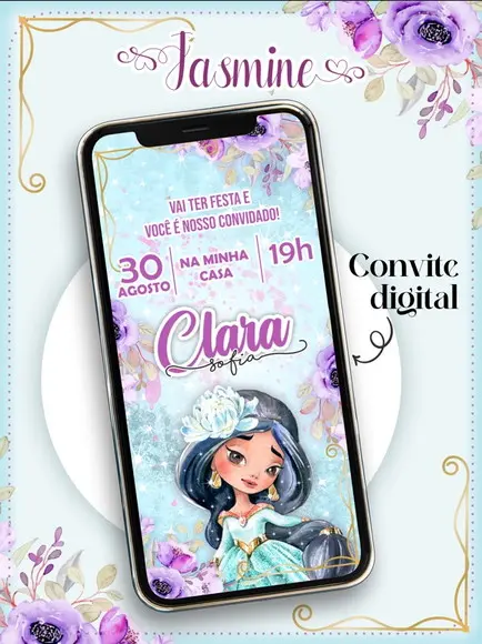 Convite Digital Jasmine