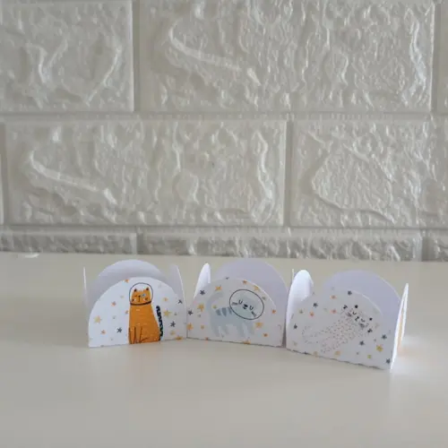 Forminhas p/ Doces Gatinhos 50 Unidades