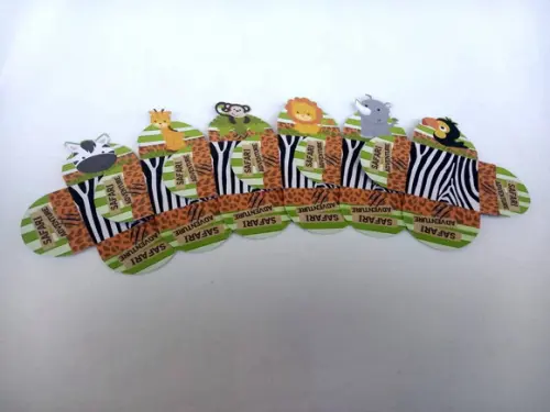 Forminhas para Doces Animais Safari 3 / 50 Unidades