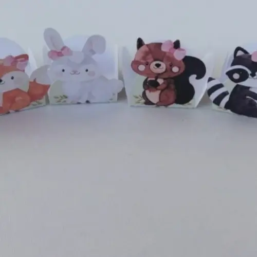 Forminhas para Doces Bosque Encantado 50 Unidades