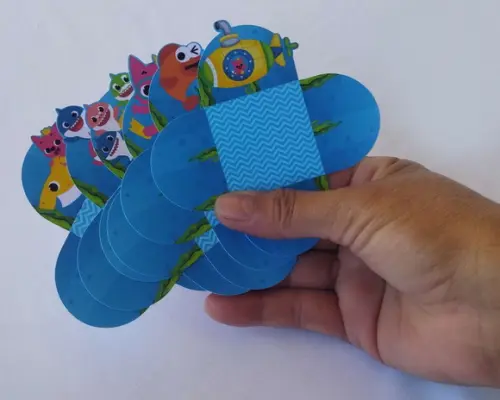 Forminhas para Doces Baby Shark 50 Unidades