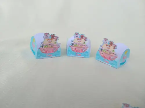 Forminhas para Doces Personalizadas Arca de Noé 50 Unidades