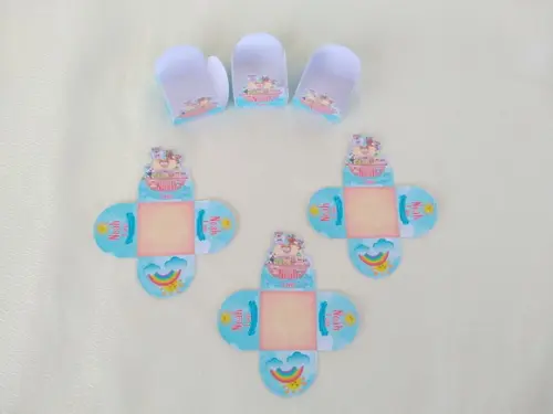 Forminhas para Doces Personalizadas Arca de Noé 50 Unidades