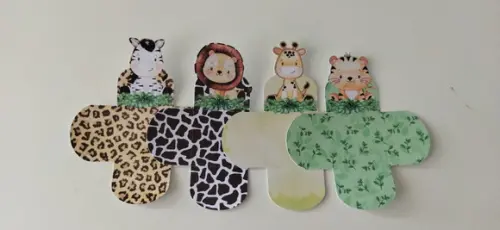 Forminhas para Doces Safari Baby 100 Unidades