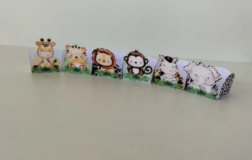 Forminhas para Doces Safari Baby 100 Unidades