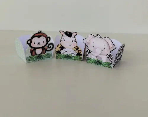 Forminhas para Doces Safari Baby 50 Unidades