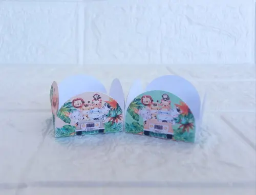 Forminhas para Doces Safari Baby 3- 50 Unidades