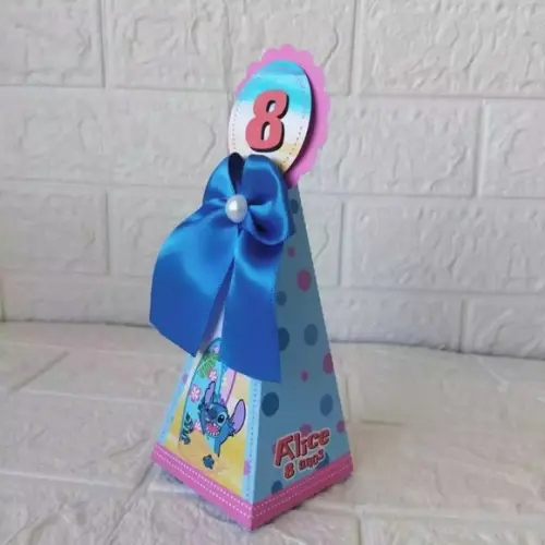 Kit Festa 15 Lembrancinhas Caixinhas Stitch