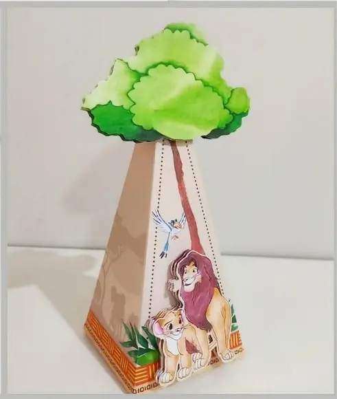 Kit Festa 20 Lembrancinhas Personalizadas Rei Leão 3d