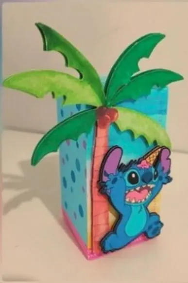Kit Festa 30 Lembrancinhas Personalizadas Stitch 2