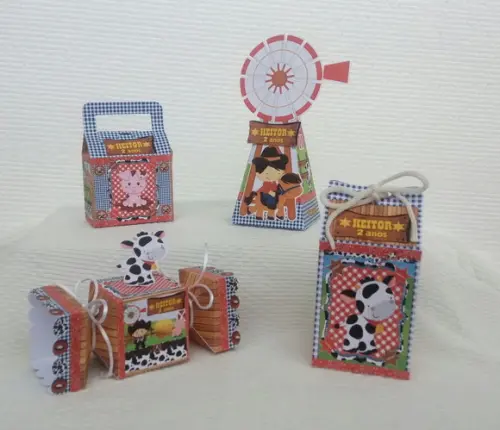 Kit Festa Fazendinha Menino 1 - 20 Peças