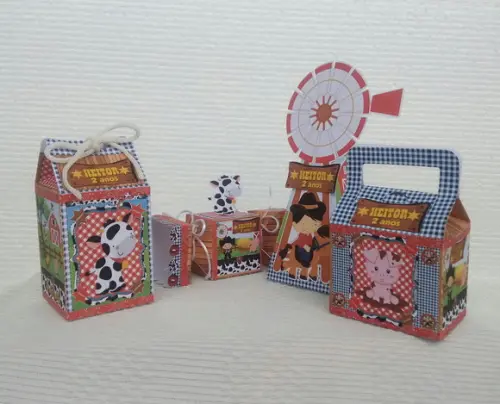 Kit Festa Fazendinha Menino 1 - 30 Peças