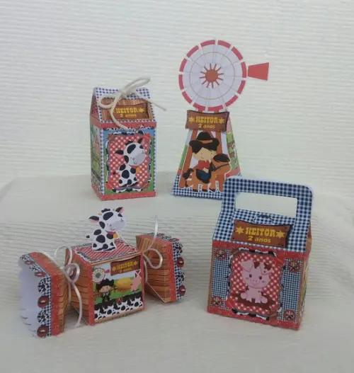 Kit Festa Fazendinha Menino 1 - 30 Peças
