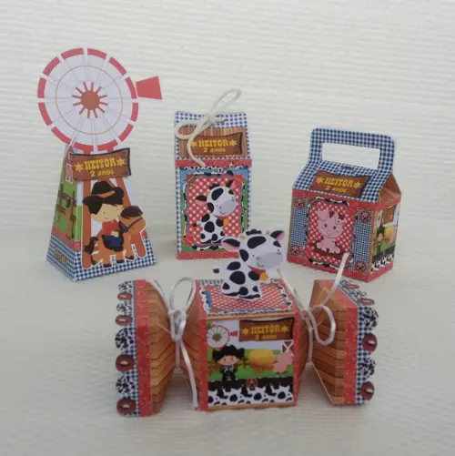 Kit Festa Fazendinha Menino 1 - 20 Peças