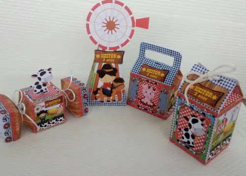 Kit Festa Fazendinha Menino 1 - 30 Peças