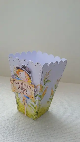 Kit Festa Infantil Caixinhas Fazendinha Aquarela-50 Peças