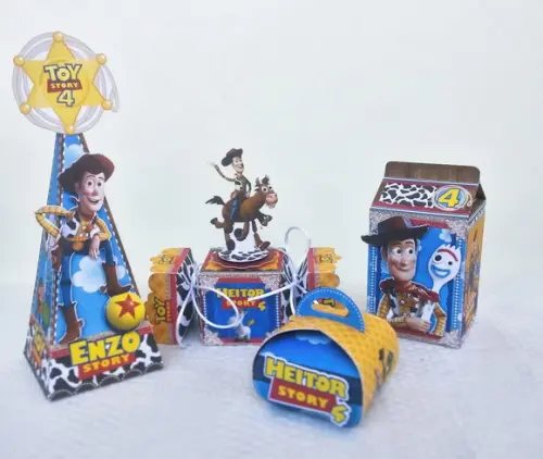 Kit Festa Infantil Caixinhas Toy Story 40 Itens