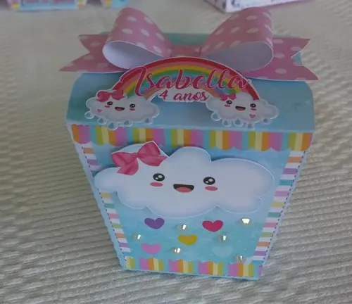 Kit Festa Lembrancinhas Personalizadas Chuva de Amor