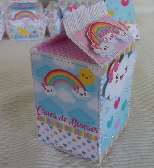 Kit Festa Lembrancinhas Personalizadas Chuva de Amor