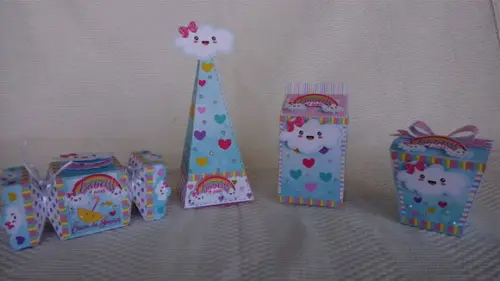 Kit Festa Lembrancinhas Personalizadas Chuva de Amor