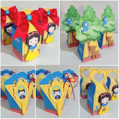 Kit Festa Personalizada 15 Itens Branca de Neve Cut