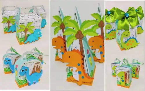 Kit Festa Personalizada Dinossauros Baby 2 - 50 Itens