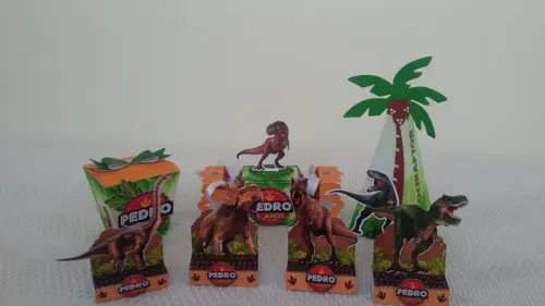 Kit Festa Personalizada Dinossauros-40 Peças