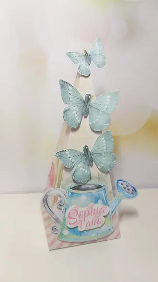 Kit Festa Personalizada Jardim Encantado Aquarela- 25 Itens