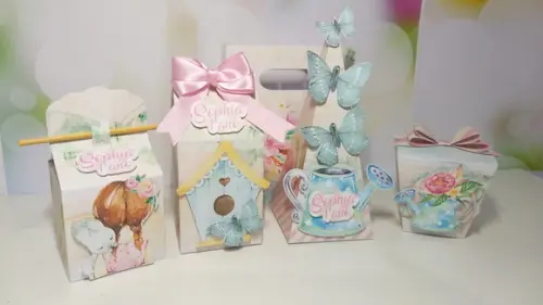 Kit Festa Personalizada Jardim Encantado Aquarela- 25 Itens