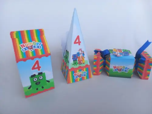 Kit Festa Personalizada Numberblocks -20 Itens