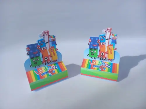 Kit Festa Personalizada Numberblocks -35 Itens