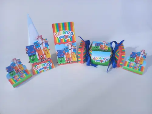 Kit Festa Personalizada Numberblocks -35 Itens