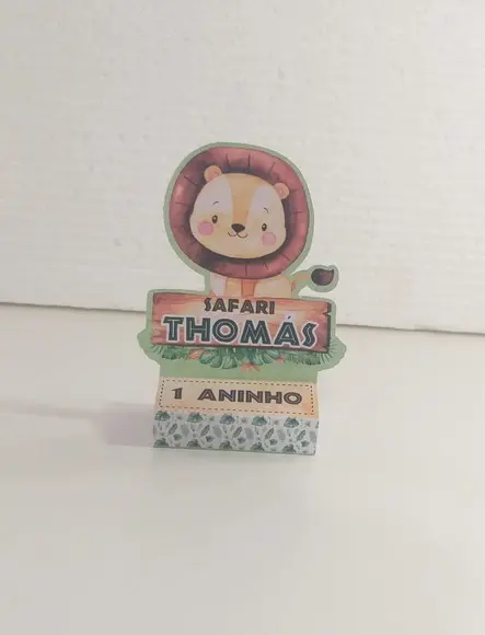 Kit Festa Personalizada Safari Aquarelado 1-15 Itens