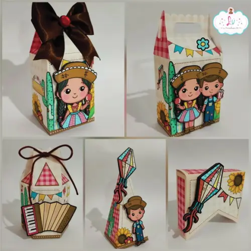 Kit Lembrancinhas Personalizadas Festa Junina 2- 15 Itens