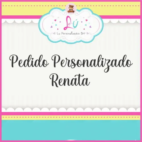 Pedido personalizado Renata Lyma- Pequena sereia -