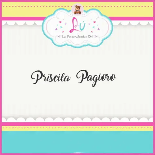 Pedido Personalizado Priscila Pagioro-forminhas P Doces