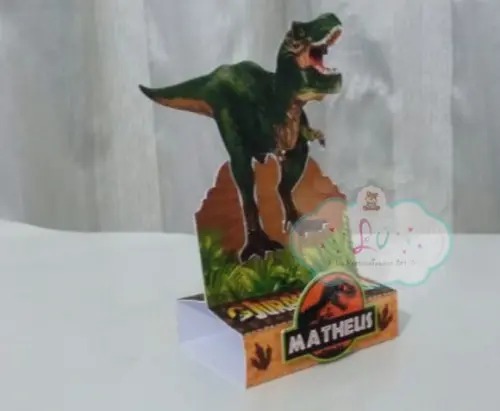 Porta Chocolate Dinossauros Jurassic Park