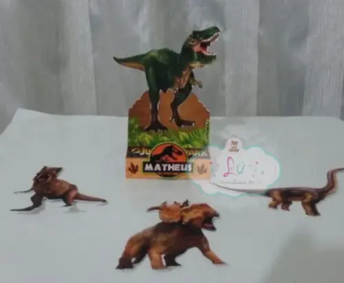 Porta Chocolate Dinossauros Jurassic Park