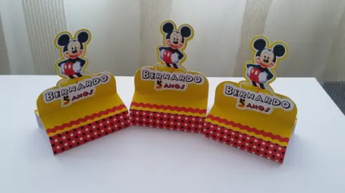 Porta Chocolate Duplo 3d Mickey