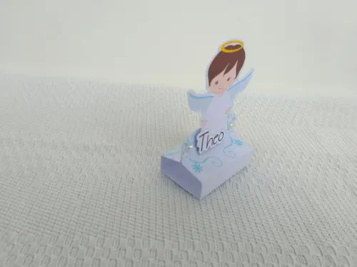 Porta Chocolate Duplo Anjinho Menino