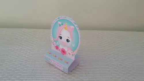 Porta Chocolate Unicórnio Baby
