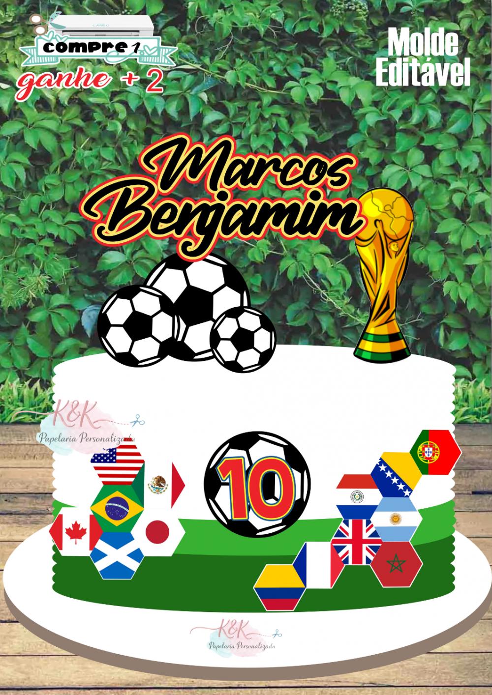 Arquivo de corte Topo de bolo Copa do Mundo Taça