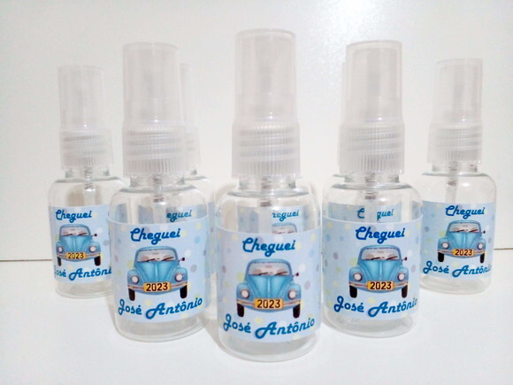 Frasco 30ml Personalizado Vazio Spray - Vários Temas Festa