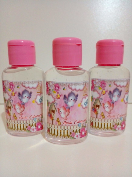 Frasco 35ml Personalizado Vazio Flip Top Vários Temas Festa