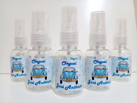Frasco 30ml Personalizado Vazio Spray - Vários Temas Festa