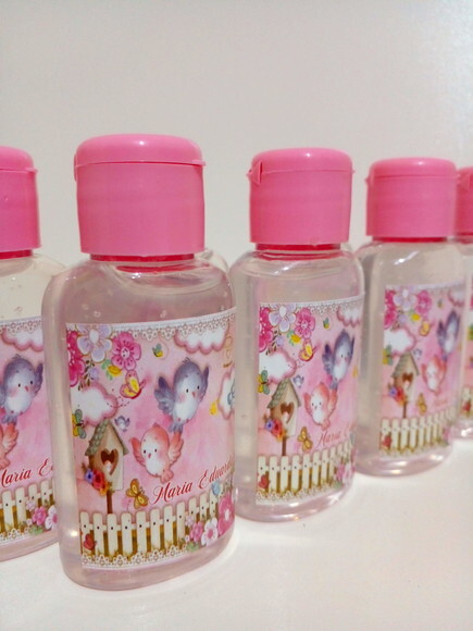 Frasco 35ml Personalizado Vazio Flip Top Vários Temas Festa